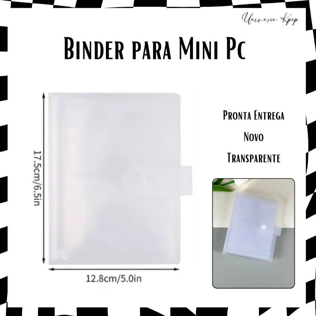 Binder para Mini Pc Photocards Grande | Shopee Brasil