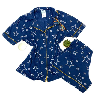 Pijama Americano Blogueirinha Amamentacão Malha Pv Estampa coração short doll