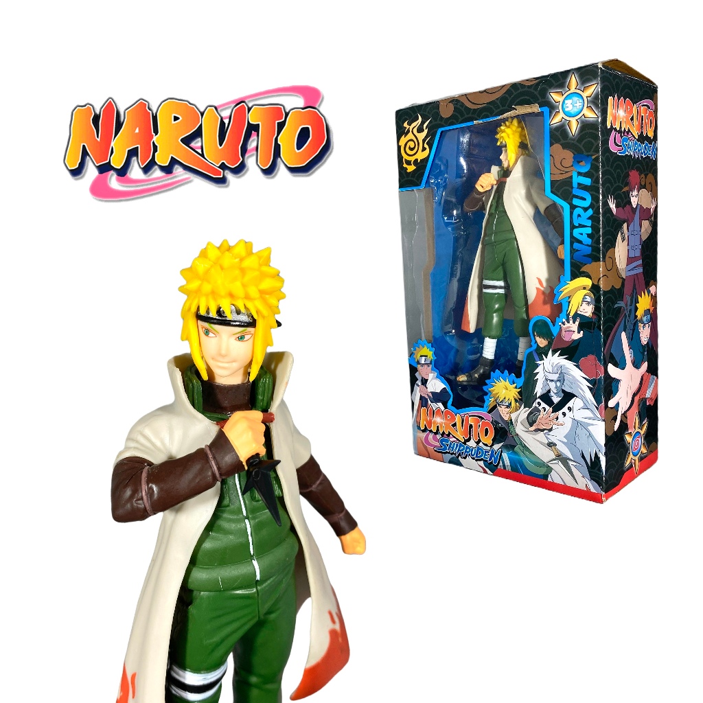Boneco Minato Naruto 18 cm Action Figure | Shopee Brasil