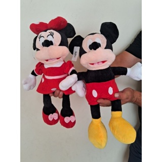 Casal Mickey e Minnie vermelha 50cm