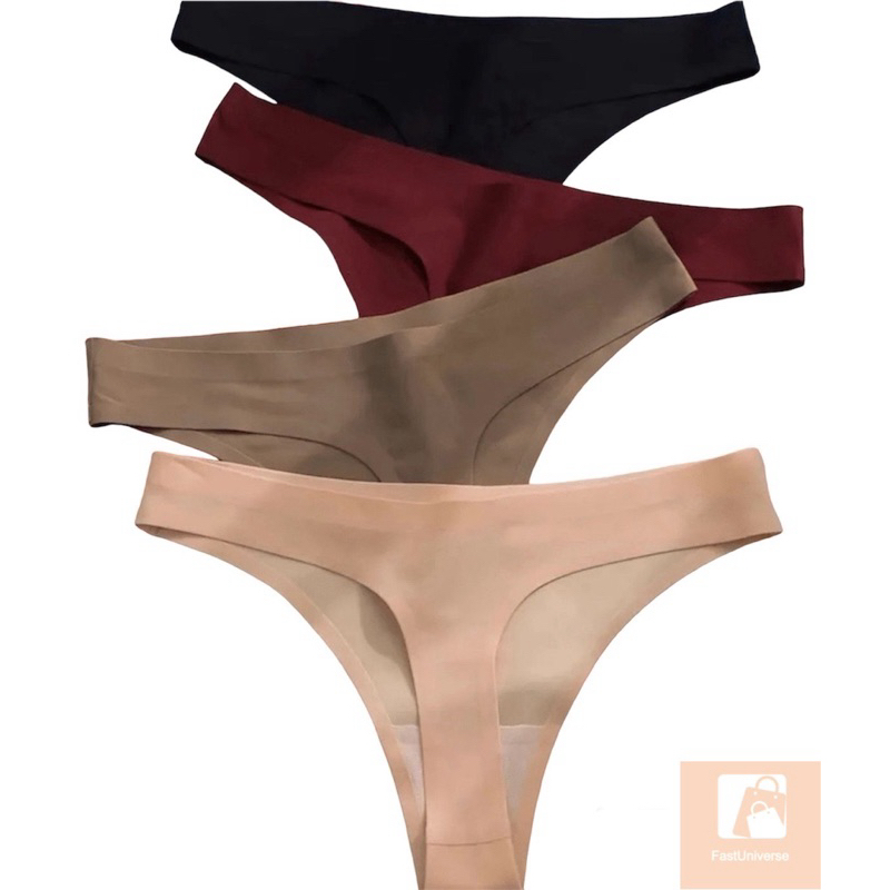 Kit Calcinha Fio Dental Sem Costura Sem Marcas Acabamento a Laser