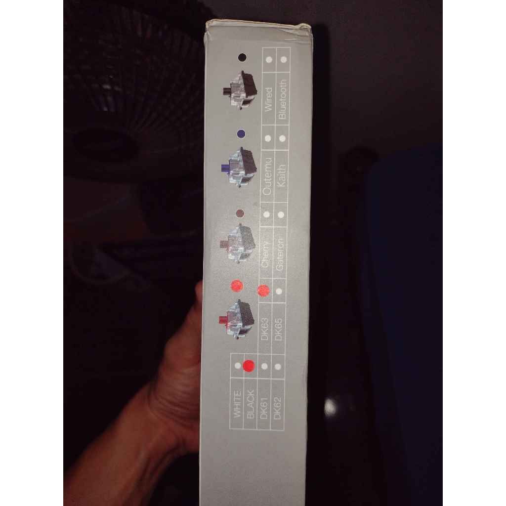 Teclado Mecânico Dierya DK61 red switch
