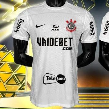 camisa do corinthians vai de bet temporada 2024 em promoção envio imediato peça ja! temos a preta e a branca temporada 24