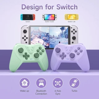 Joystick EasySMX Gamepad Sem Fio Bluetooth Gaming Controle p/ Nintendo Switch, PC, Steam Deck