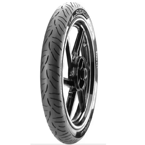 Pneu Dianteiro Pirelli Super City Sem Câmara 2.75 - 18 CG\Titan\Fan\Start 125\150\160