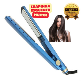 Chapinha Profissional Nano Titanium 450°f Kapbom Prancha Alisador Progressiva de Cabelo Bivolt 110V/220V