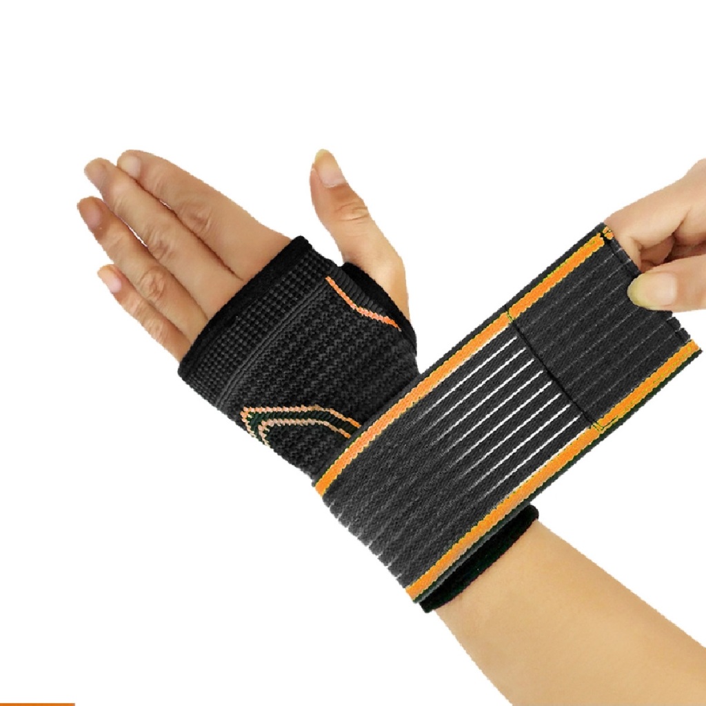 Munhequeira Ajustável de Compressão Tendinite Pulso Elástica Ortopédica