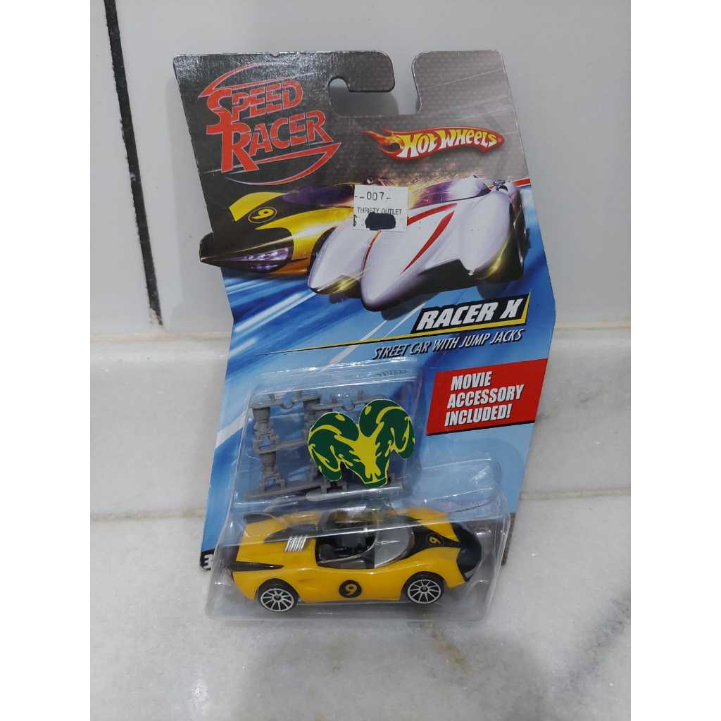 Bx160 Hot Wheels Speed Racer Corredor X Desenho Tv Anos 80 racer x