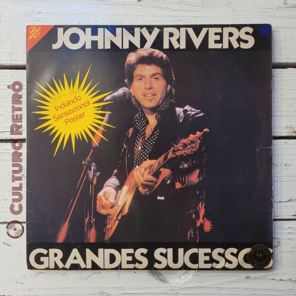 LP GRANDES SUCESSOS JOHNNY RIVERS 1986 ( EXCELENTE/ PÔSTER) | Shopee Brasil