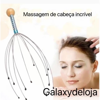 Oferta especial massageador de cabeça Cafuné, massagem relaxante para aliviar o cansaço em Oferta na Shopee
