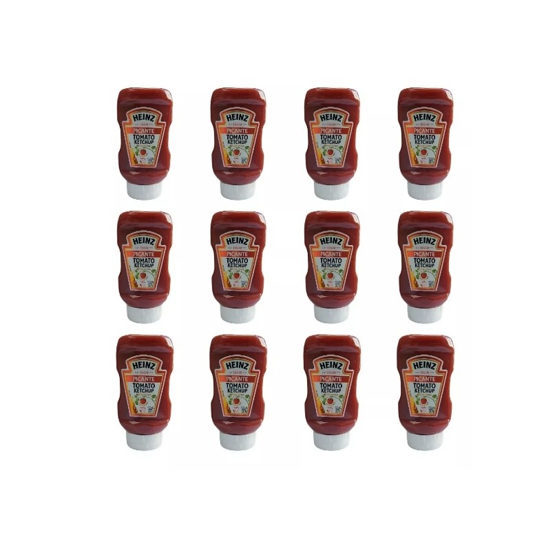 Ketchup Heinz Picante Kit Com 12 Unidades De 397g