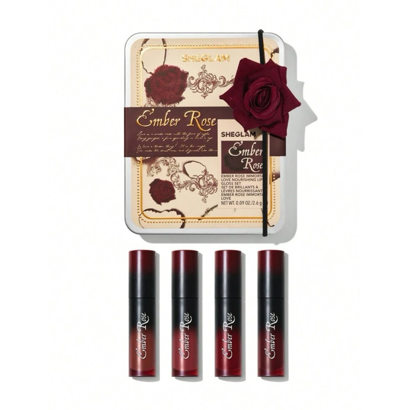 Kit 4 Gloss Cremoso Coleção Ember Rose SHEGLAM - POR FAVOR LEIA O AVISO ...