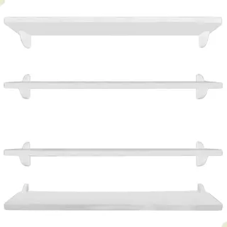 Kit Quatro Prateleiras MDF Tamanho 55x13 Decoração Quarto