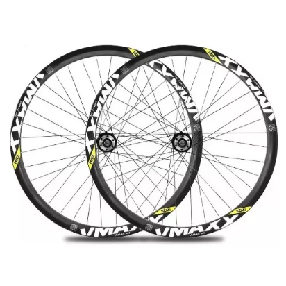 Roda 2 Aro Preto Vzan Vmaxx Aro 26 Montado Parede Dupla