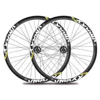 Roda 2 Aro Preto Vzan Vmaxx Aro 26 Montado Parede Dupla