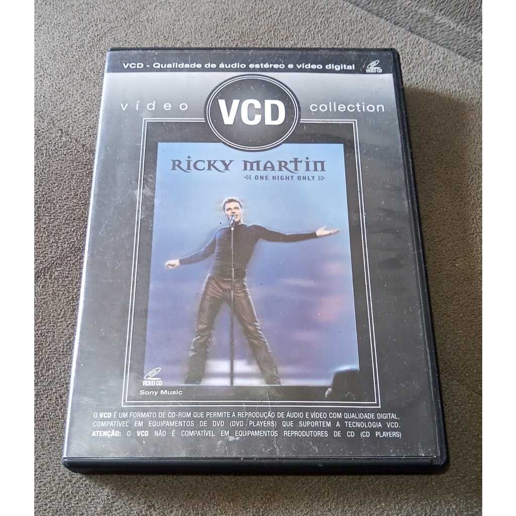 VCD Ricky martin one night only | Shopee Brasil