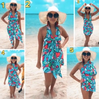 Saída de Praia Vestido  Moda Praia Feminina Shein Nunca Usado