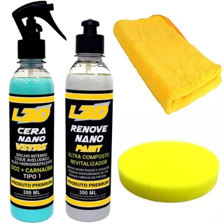Cera Automotiva L3D / Polidor de Pintura Revitalizador Tira Micro Riscos