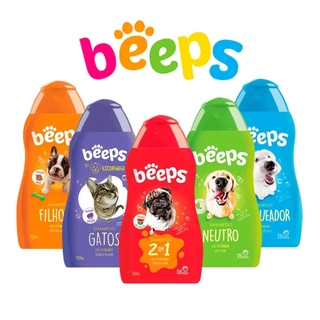 Beeps Shampoo Branqueador Shampoo Neutro Shampoo 2 em 1 Condicionador Colônia Banho Seco Clean Up Cães e Gatos Pet Society