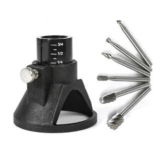 Suporte Localizador Tupia Cortador Madeira+ 6 Fresas