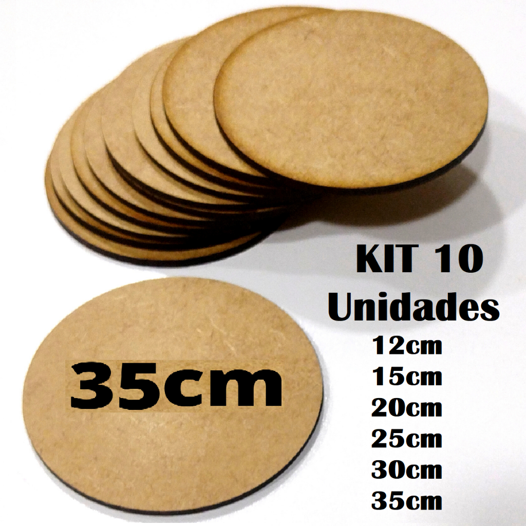 10 Sousplat Suplast Supla Soupla Suplast suplat souplat Mesa Posta, Artesanato, Jogo Americano em Mdf cru