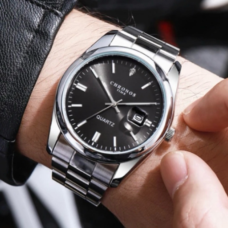 Relógio Chronos Luxury CH09 Masculino Quartzo