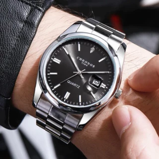 Relógio Chronos Luxury CH09 Masculino Quartzo