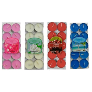 10 Peças Mini Vela Colorida Refil Lamparina Decoração Casamento Festa