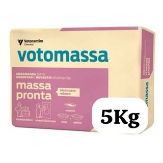 CIMENTO PRONTO USO PARA REBOCAR REVESTIR E ASSENTAR TIJOLOS 5 KG VOTORAM