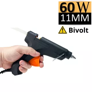 Pistola de cola quente 60W Bivolt potente com nota fiscal e garantia para escola casa trabalho