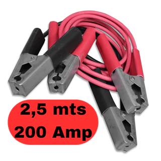 Cabo Para Chupeta Transferência Carga de Bateria Com 2,5m 200amp 12V Automotiva Para Carro Veículos