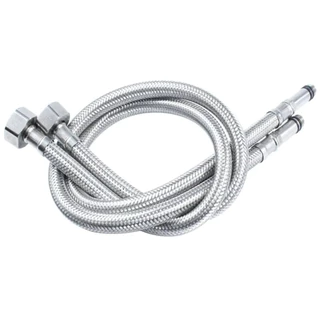 Engate Flexível Misturador Mangueira Aço Monocomando 60cm par AC12