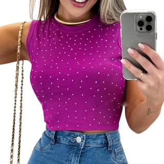 Cropped blusinha top instagram roupa feminina moda cropped lingua guss  sherousen boca - R$ 29.90, cor Branco #95722, compre agora