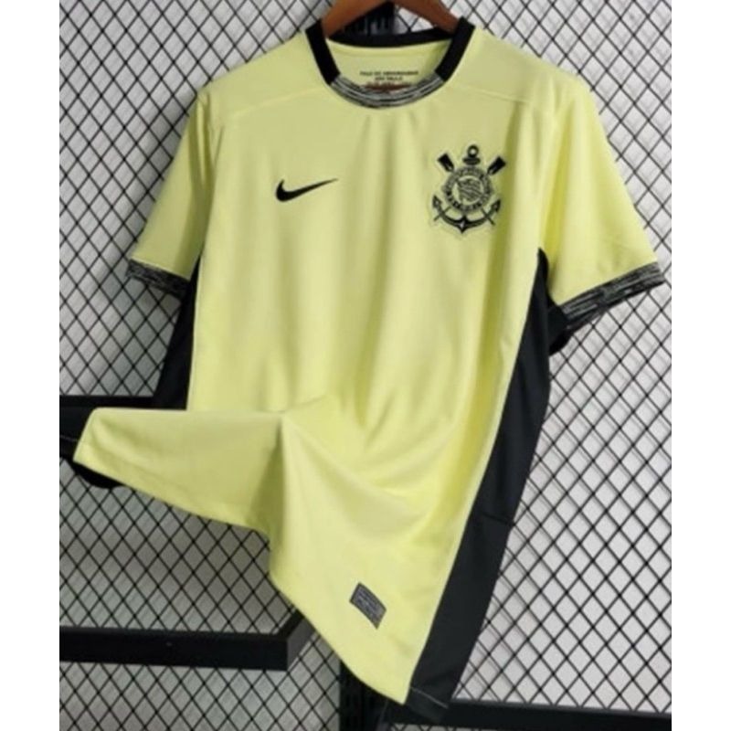 Camisa Camiseta do Time do Corinthians Amarelo 2024 Top de Linha ...