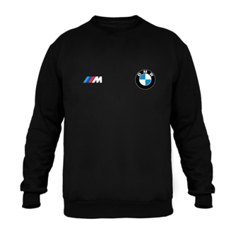 Moletom Gola Redonda Sem touca Sem Bolsa Blusa De Frio B.M.W Carro
