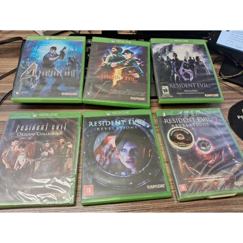 Jogos Resident Evil Xbox One X, Xbox Series X. LEIA A DESCRIÇÃO
