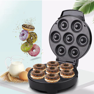 Máquina De Sobremesa Mini Donuts Machine Portátil Para Lanche De Café Da Manhã Infantil 110V Cozinha
