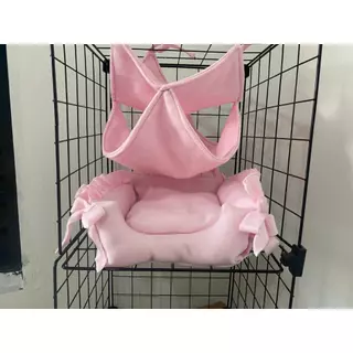 Cama Ninho e Rede Quente De Camada Dupla , Ninho Pendurado De Hamster , Saco De Dormir De Esquilo