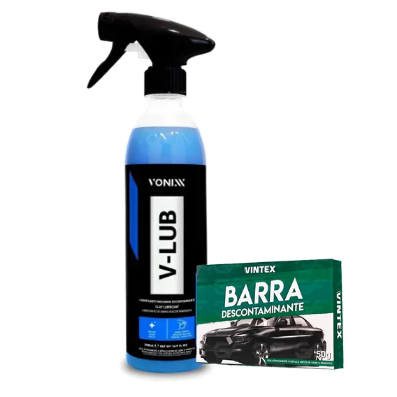 Kit Vonixx V-lub 500ml + Barra Descontaminante 50g