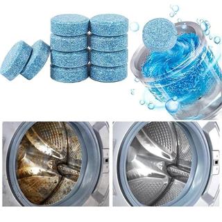 kit com 10 Pastilhas Efervescente Desodorante Multifuncional para Limpeza de Máquina de Lavar Tablete Limpa Desinfeta Perfuma Casa