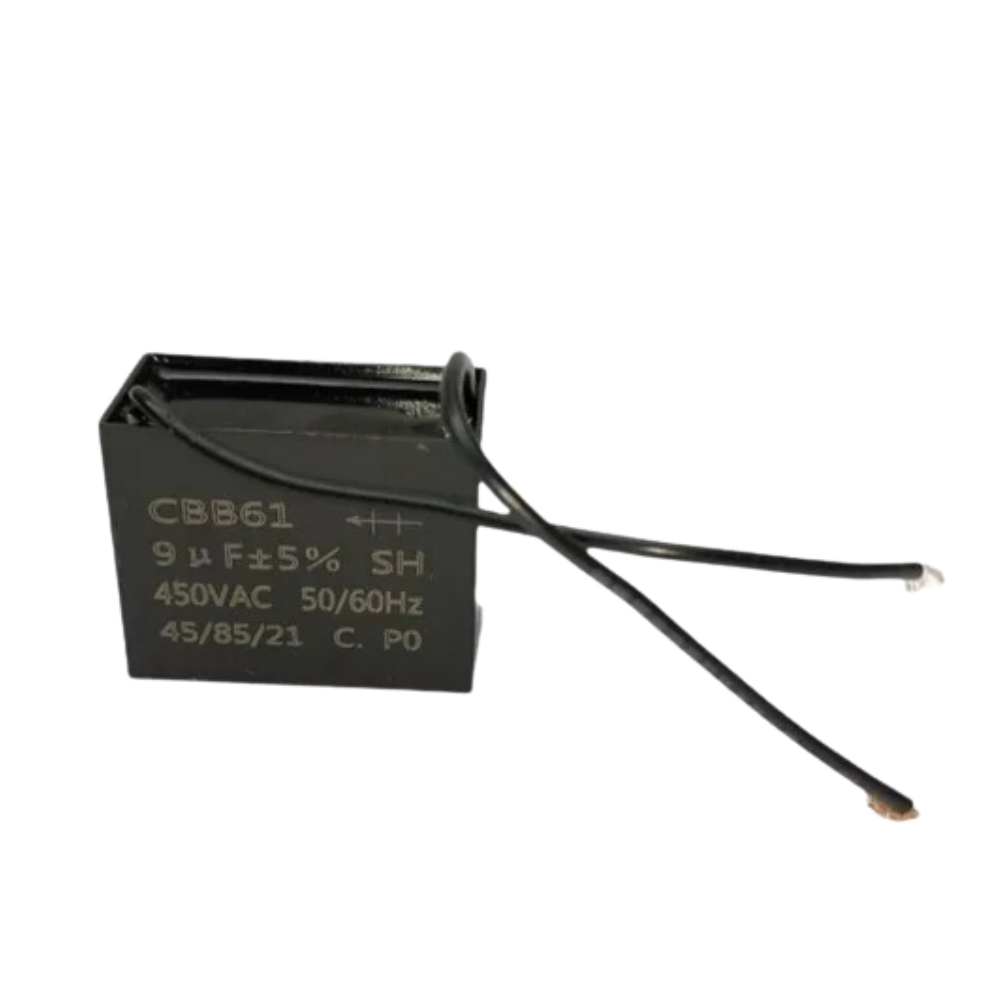 Capacitor De Partida CBB61 9uF 450V (2fios)