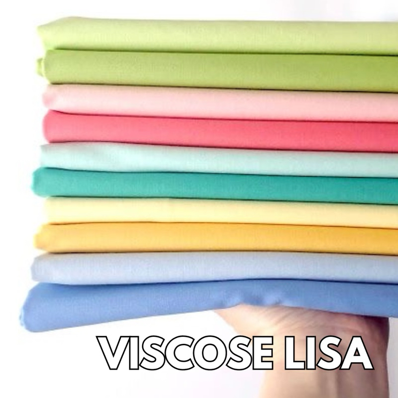 Tecido Viscose lisa 1 ou 2 metros x 1.47 largura. Várias cores. Preço ESPECIAL