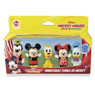 Kit Bonecos Miniaturas Disney Dedoches Turma Do Mickey - Infantil 5 BONECOS