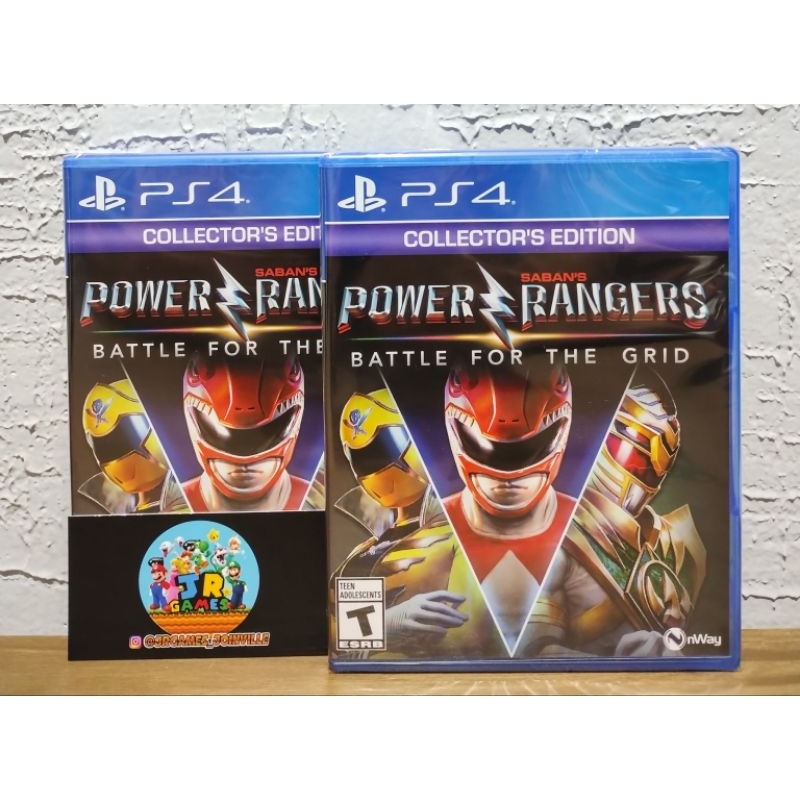 Power Rangers Battle For The Grid Collectors Edition Ps 4 Lacrado Mídia Física - Envio Rápido