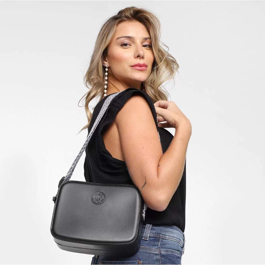 Bolsa Feminina Moleca Espaçosa Tiracolo 50007 Original