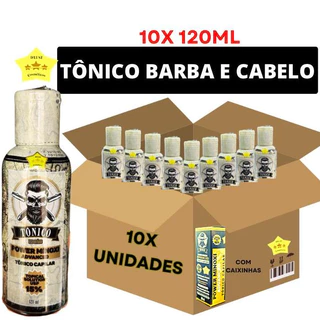 10x PowerMin Barber Original Barba Cabelo 120ml
