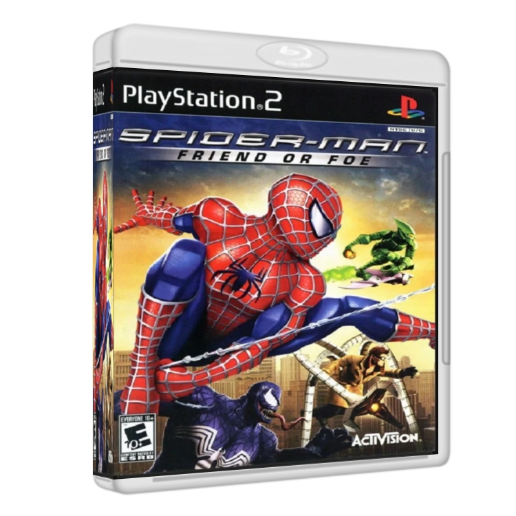 Spider Man Friend Or Foe / Playstation 2 / DvD / Aventura Homem Aranha ...