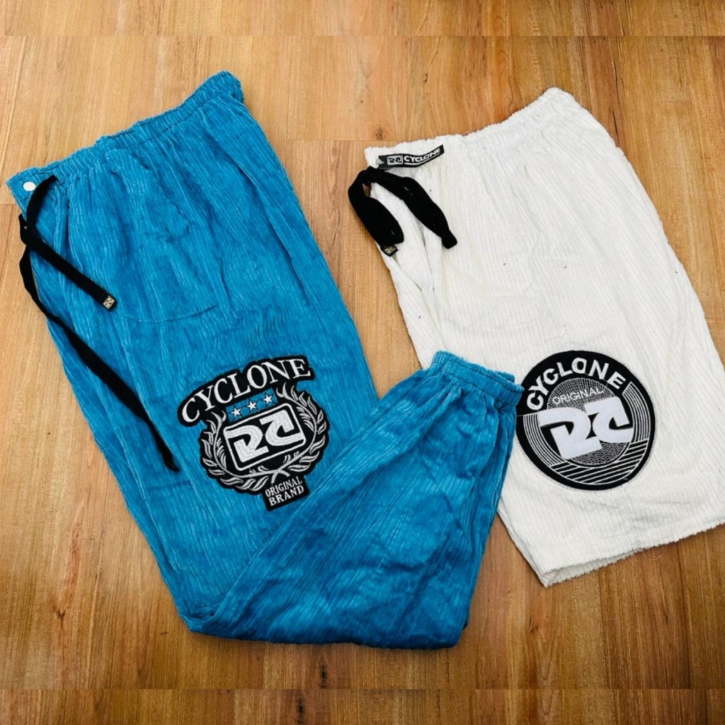 Kit Cyclone Calça e Bermuda de Veludo Mod 3 | Shopee Brasil