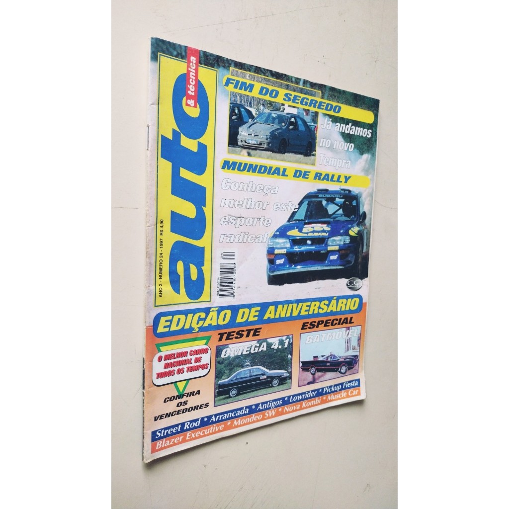Revista Auto & Técnica - nº 24 - 1997 - Tempra Mundial Rally Omega (bom ...