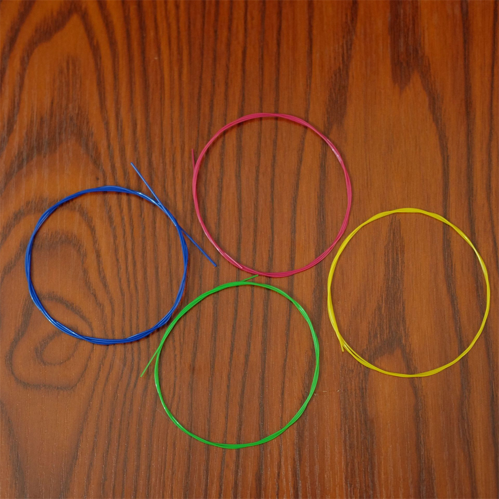 Set Corde Per Ukulele In Nylon | 2 Set + 5 Plettri In Feltro | Per Ukulele Soprano, Concerto, Tenore | Bianco - Foto 10